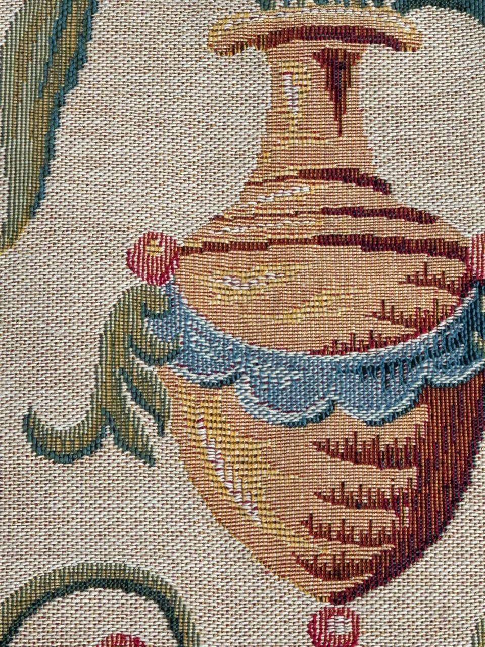 Schöner französischer Jacquard-Wandteppich im Aubusson-Stil mit Paneel im Aubusson-Stil im Angebot 4