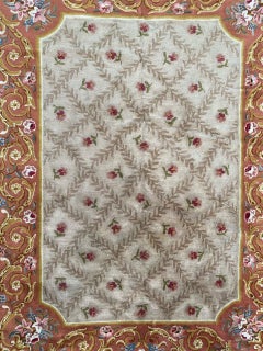 Bobyrug’s Nice Vintage French Janus Rug