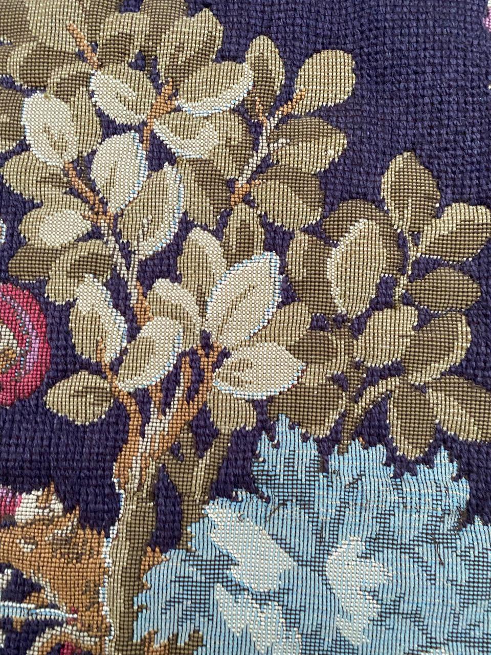 Bobyrug’s Nice Vintage French Jaquar Tapestry  For Sale 2