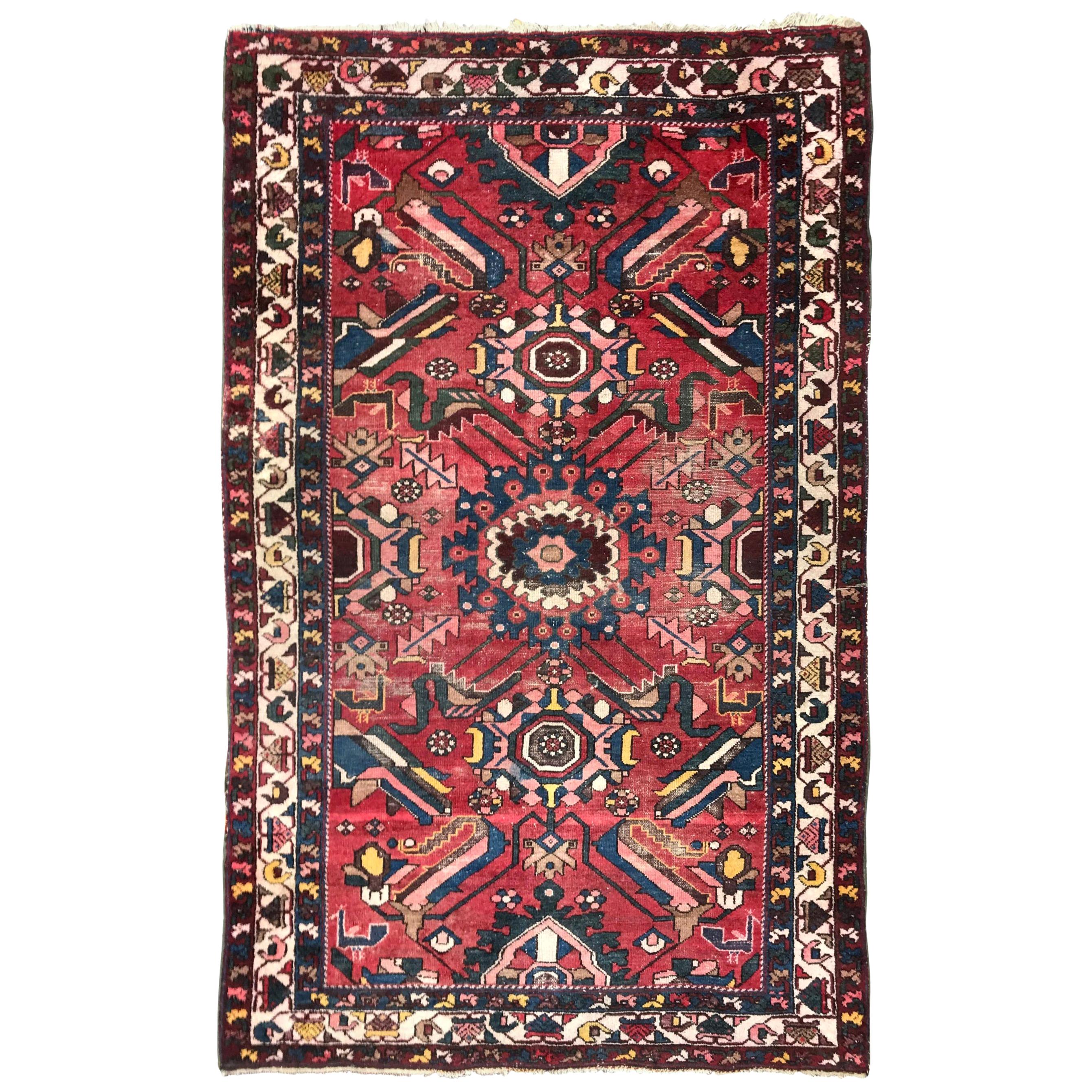Joli tapis vintage de Hamadan en vente