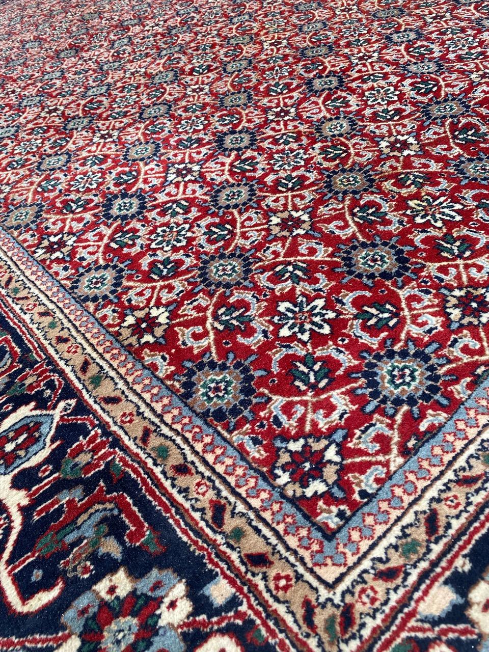 Bobyrug’s Nice Vintage Indian rug For Sale 5