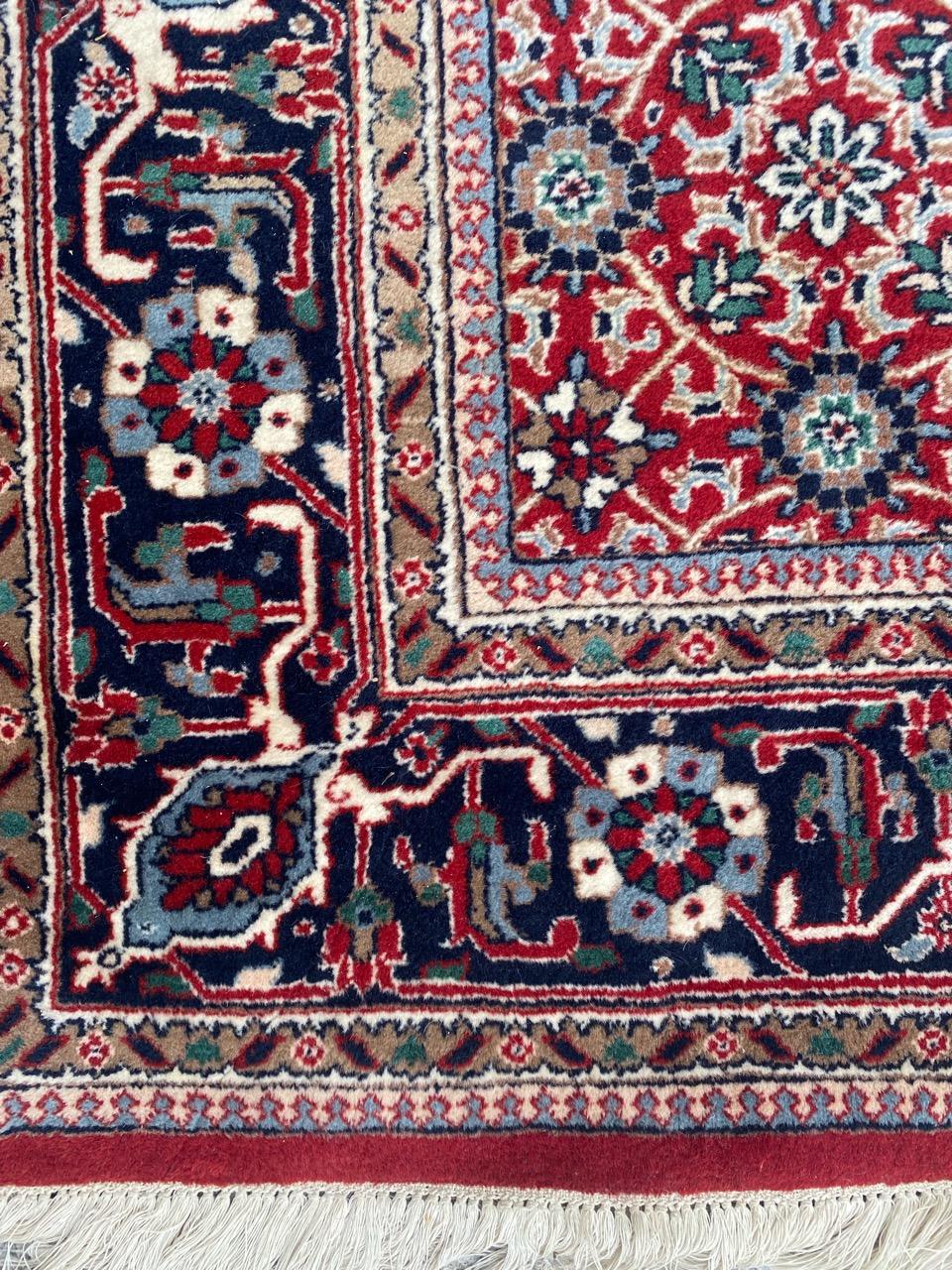 Tabriz Bobyrug’s Nice Vintage Indian rug For Sale