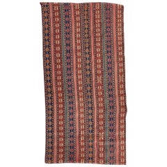 Nice Vintage Jajim Kilim