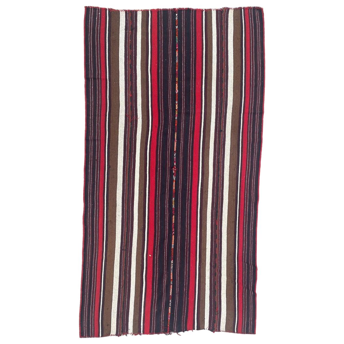 Bonita alfombra vintage Jajim Kilim