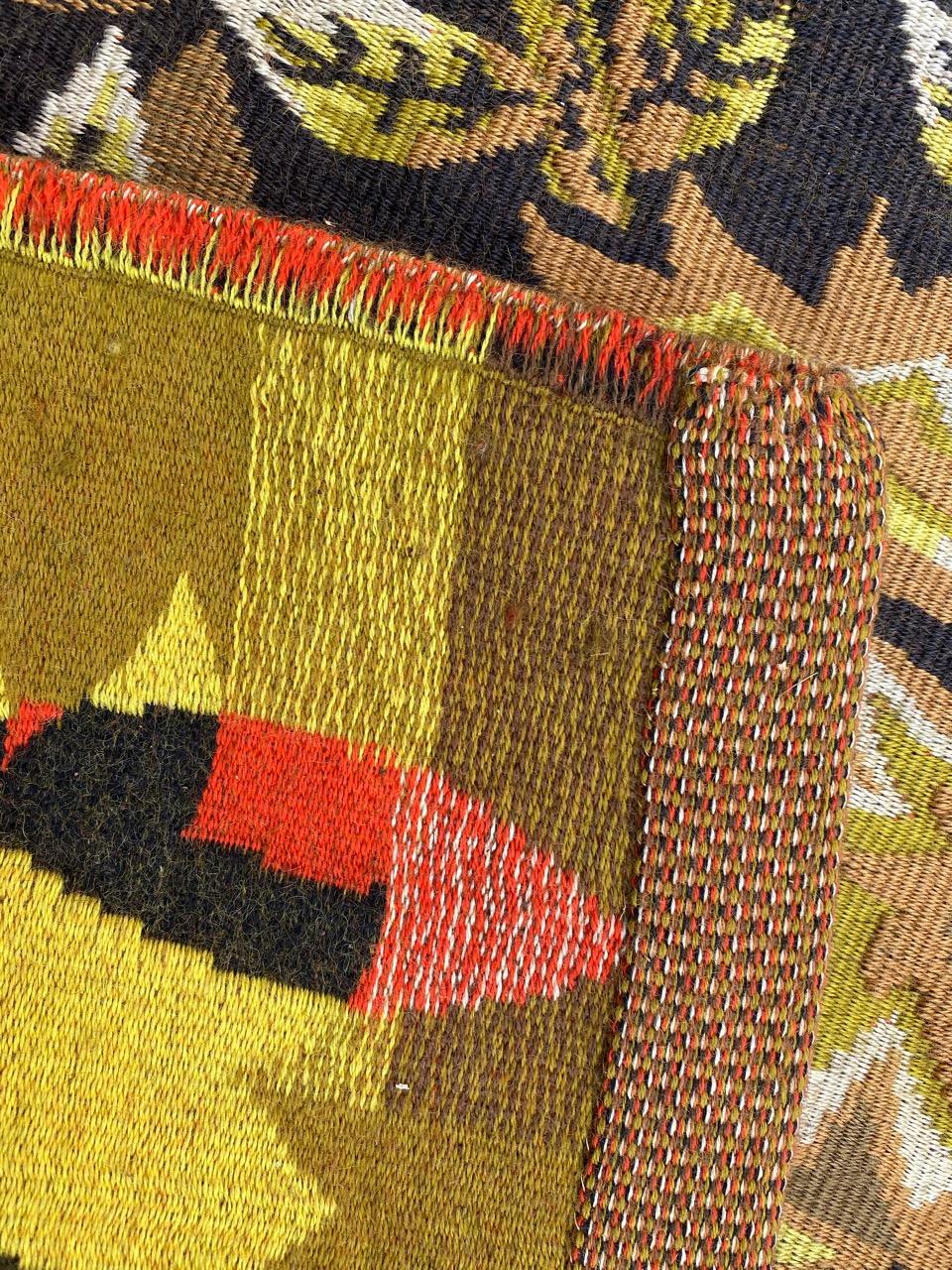 Bobyrug’s Nice Vintage Jaquar Tapestry with a Modern Jean Claude Bissery Design For Sale 10