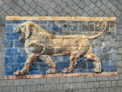 Bobyrug’s Nice Vintage Jaquar Tapestry with Lion II – Darius Tapestry Design