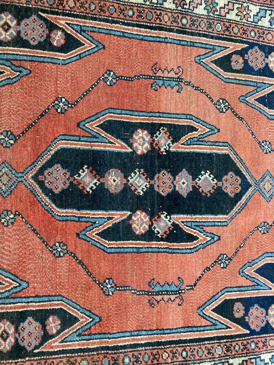 Central Asian Nice Vintage Kurdish Zanjan Rug For Sale