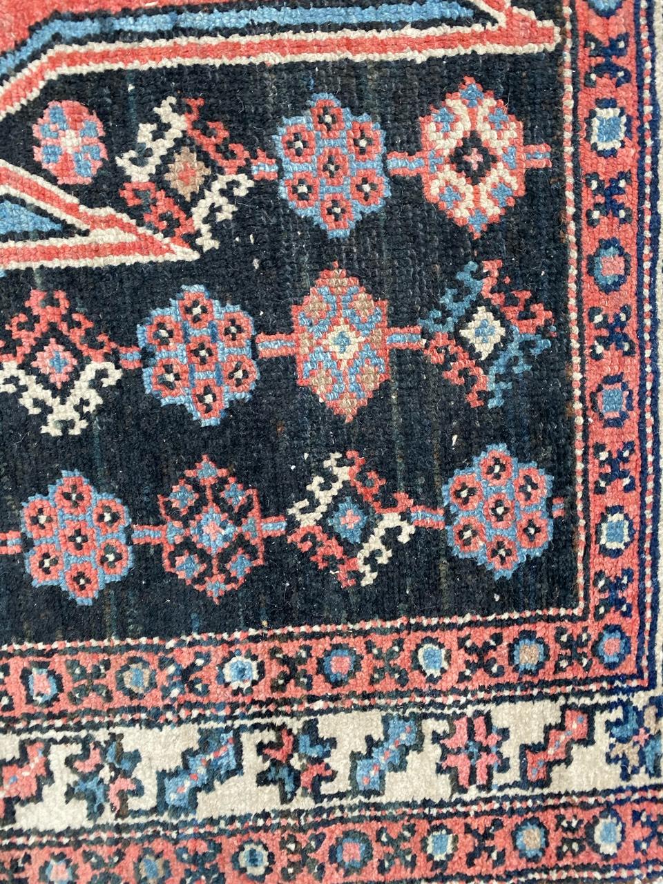 Nice Vintage Kurdish Zanjan Rug For Sale 1
