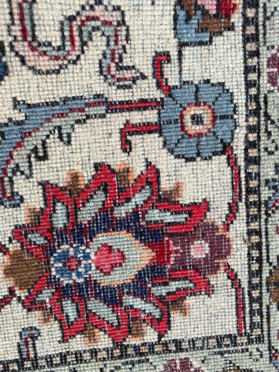 Schöner großer Vintage-Tabriz-Teppich im Angebot 7