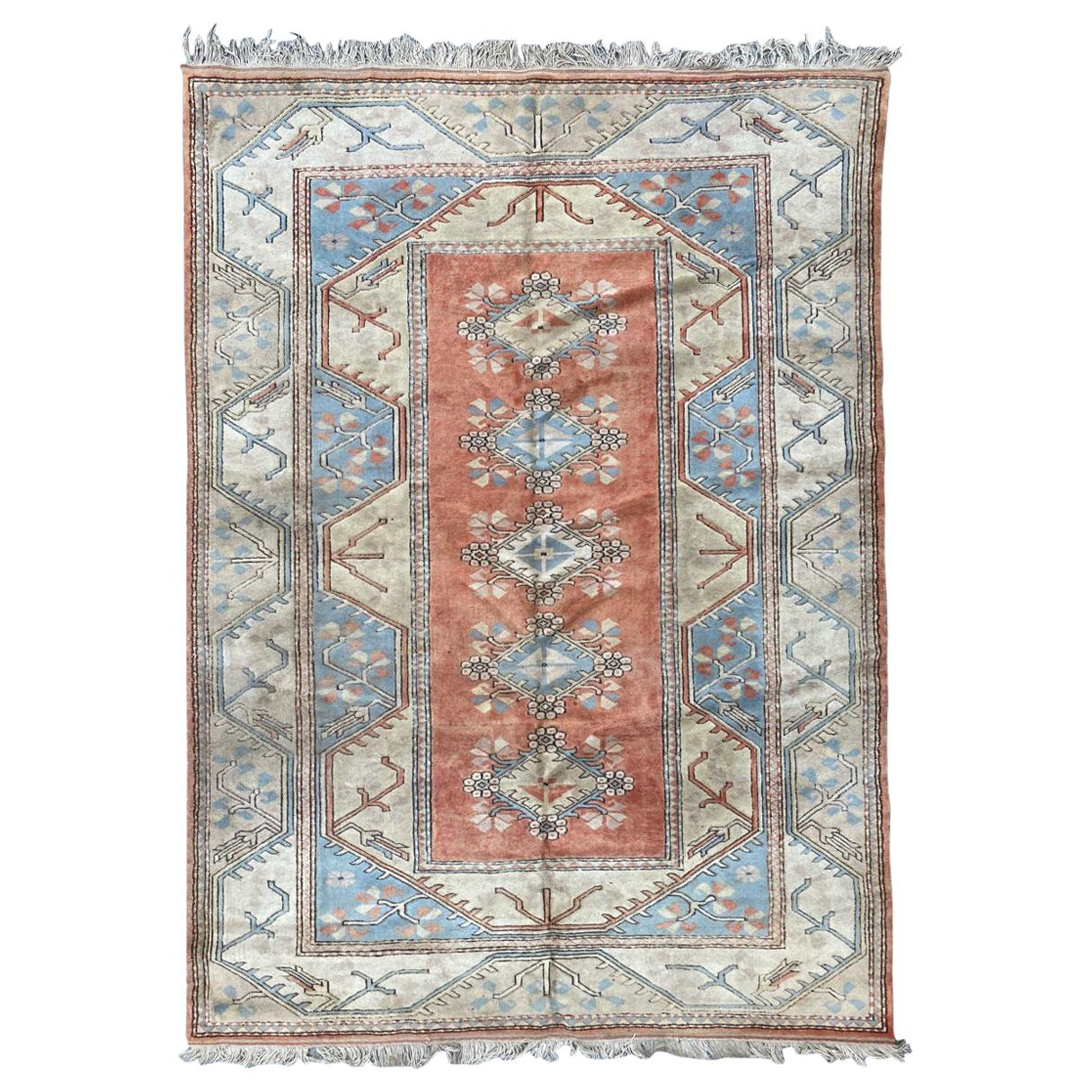 Schöner schöner großer türkischer Kars-Teppich im Vintage-Stil