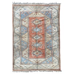 Magnifique grand tapis turc vintage Kars