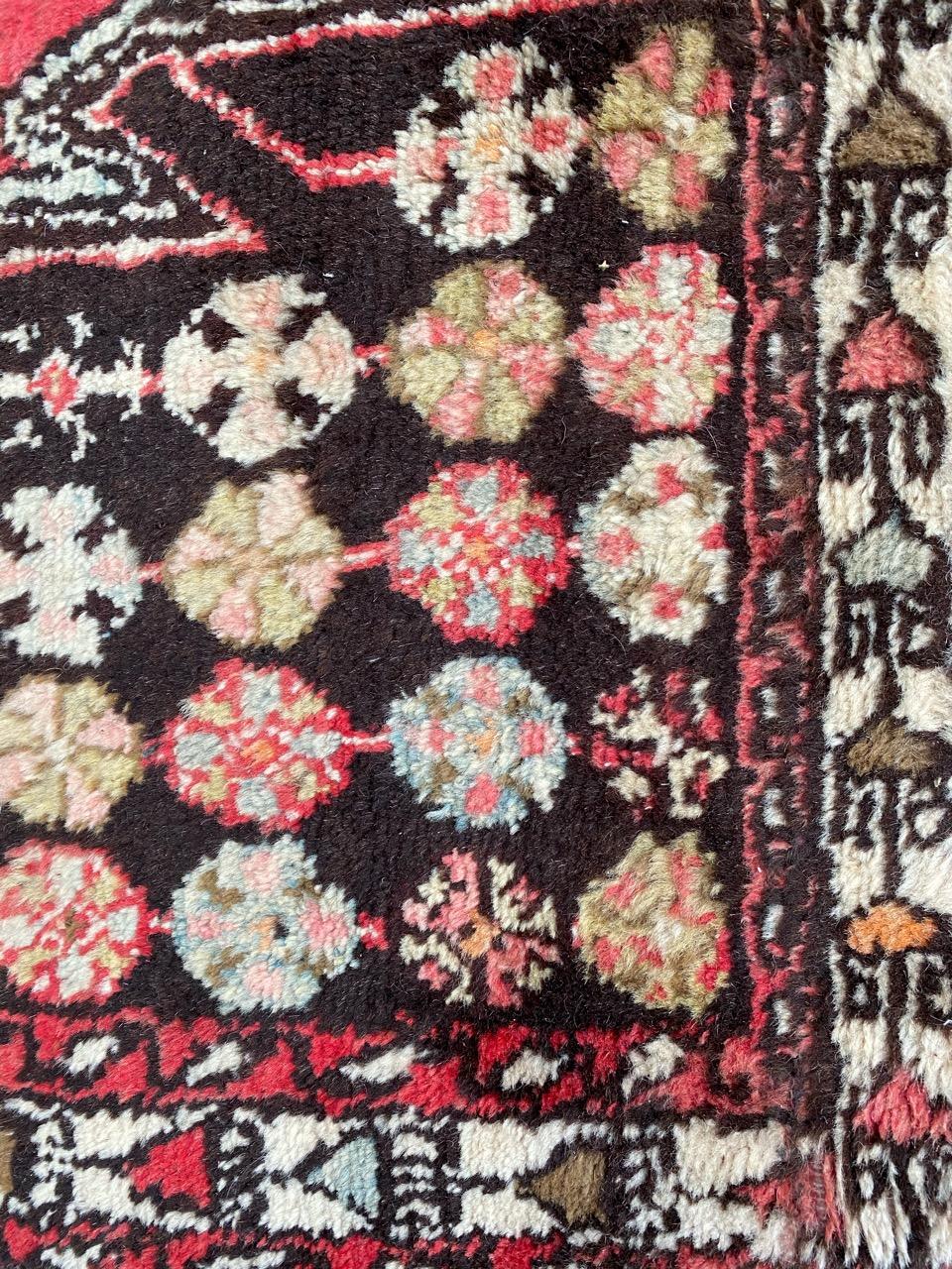 Nice Vintage Mazlaghan Rug For Sale 5