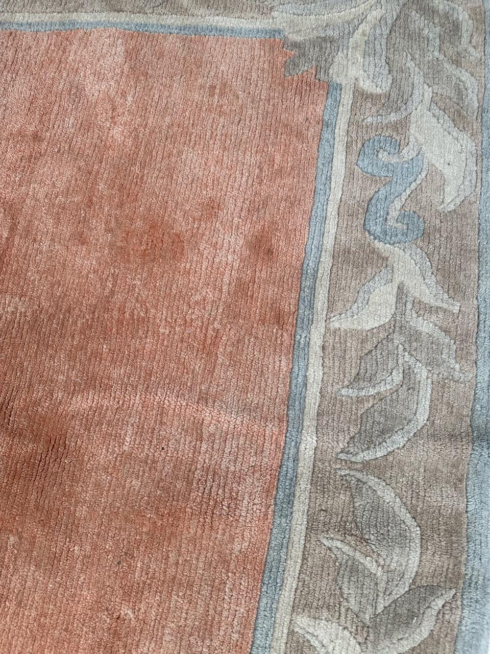 Bellissimo tappeto nepalese dal design moderno e vintage in vendita 3