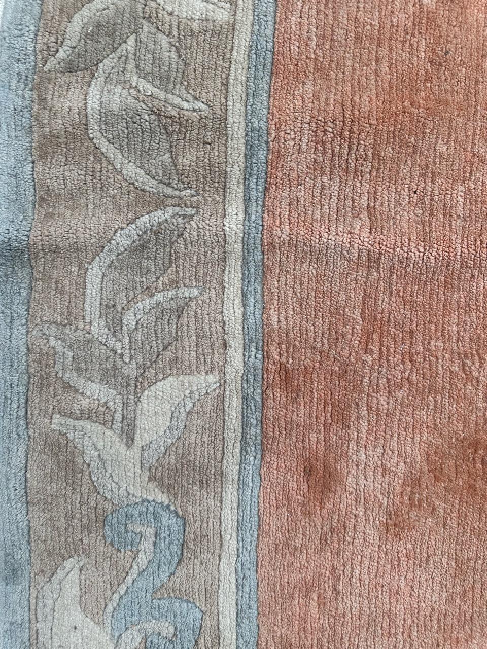 Bellissimo tappeto nepalese dal design moderno e vintage in vendita 6