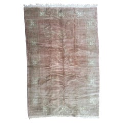 Nice vintage modern design Nepalese rug
