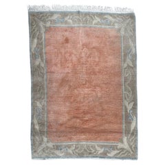 Nice vintage modern design Nepalese rug