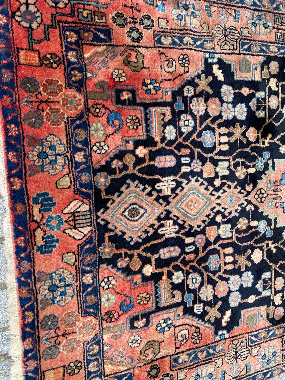 Nice Vintage Nahavand Rug 5