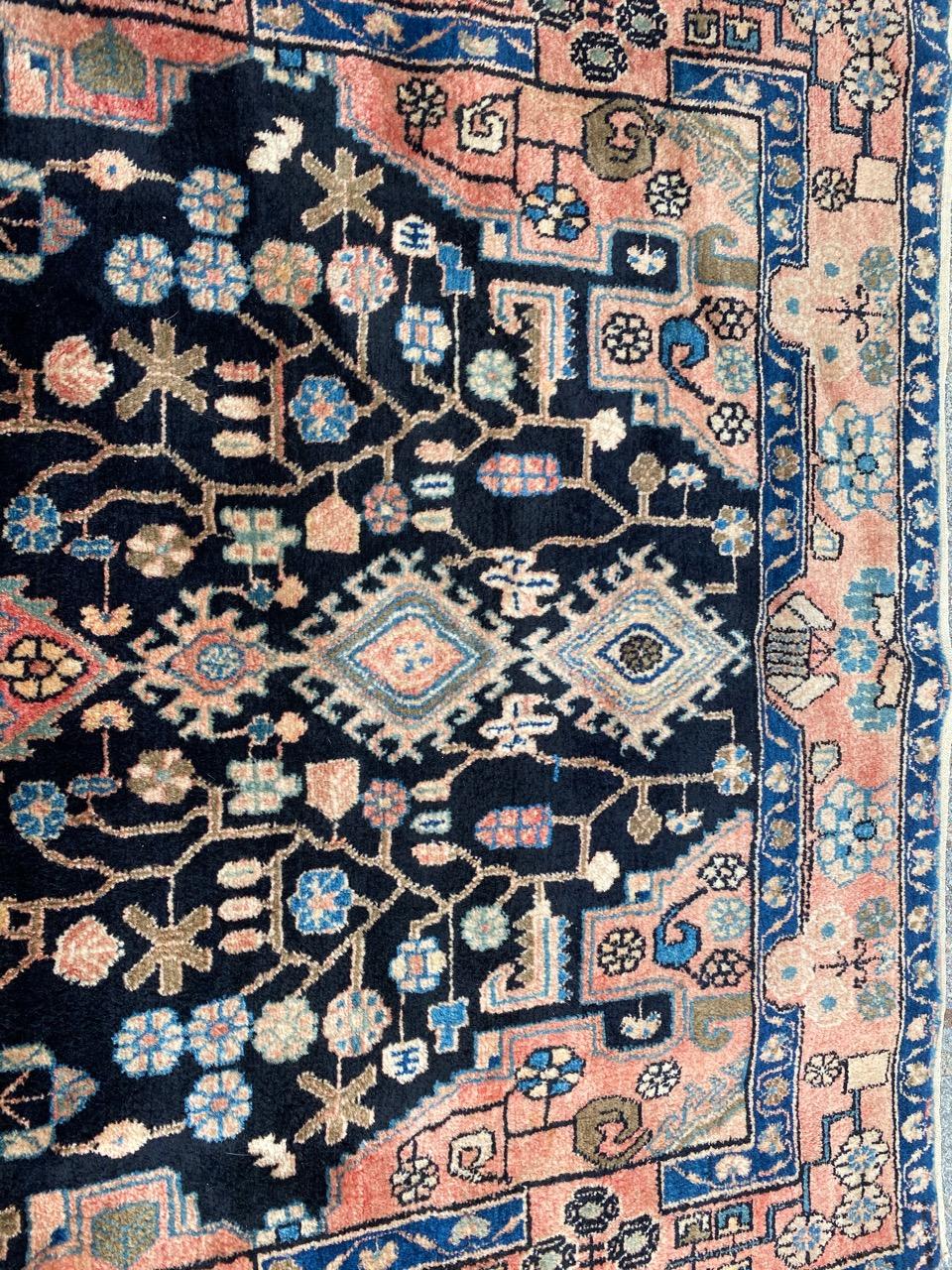 Rustic Nice Vintage Nahavand Rug