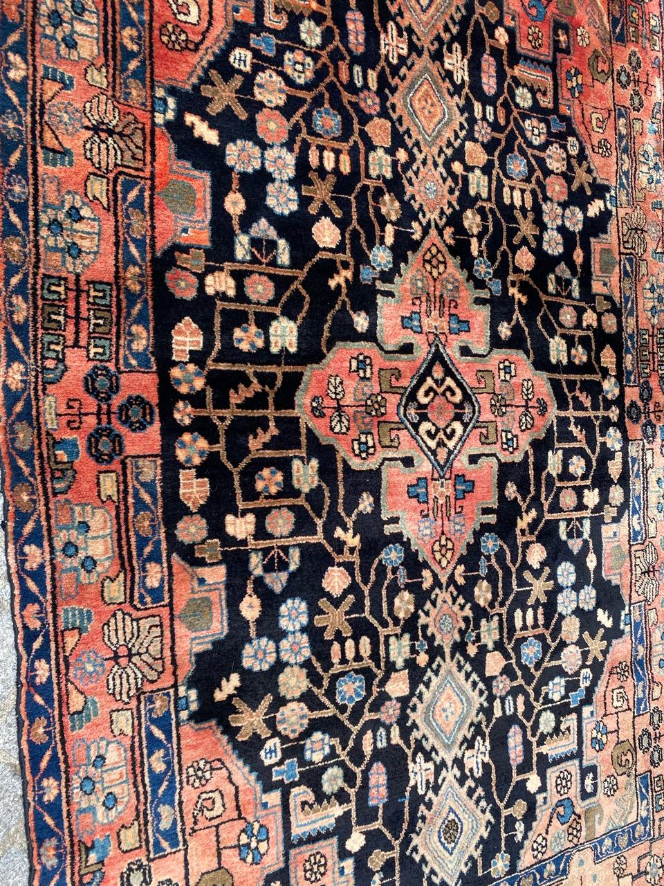 20th Century Nice Vintage Nahavand Rug