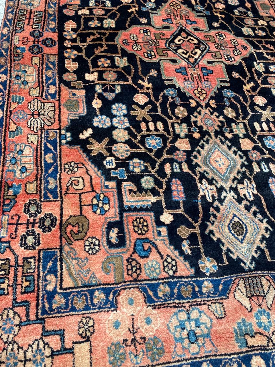 Nice Vintage Nahavand Rug 1
