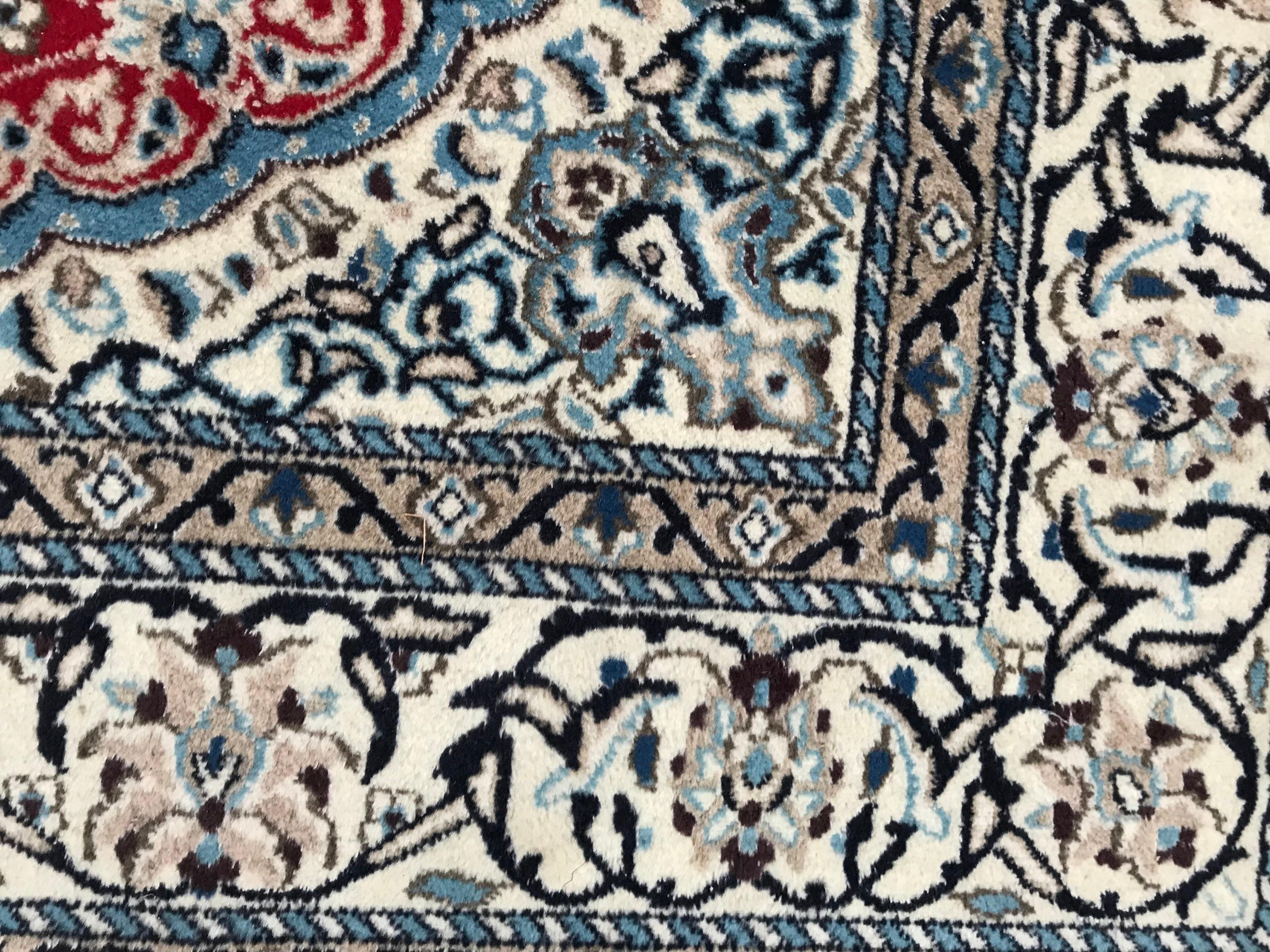 Nan-Teppich im Vintage-Stil (Kaschan) im Angebot