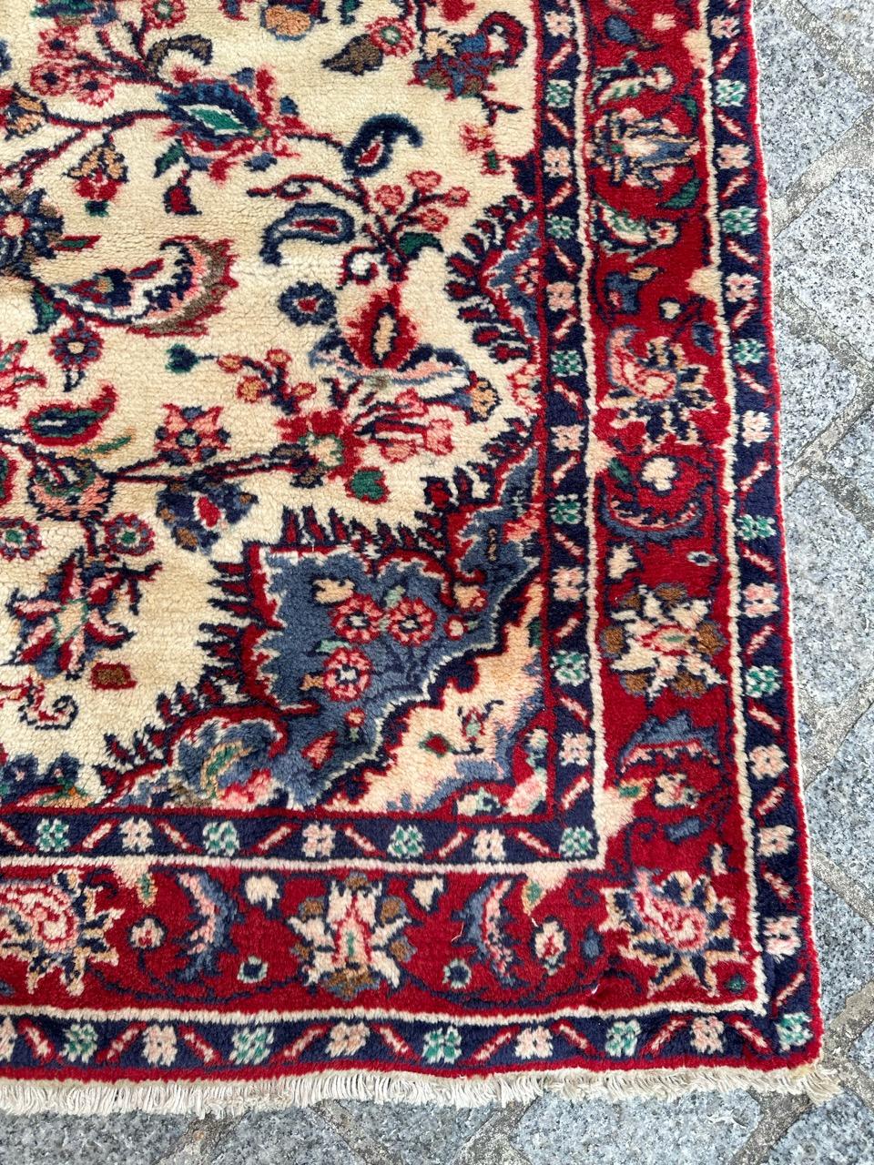 Asian Bobyrug’s Nice vintage Najaf Abad rug  For Sale
