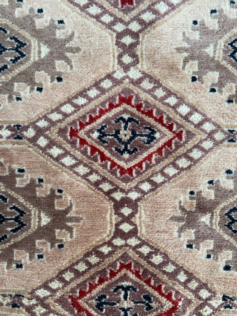 Bobyrug’s Nice Vintage Pakistani Rug For Sale 5