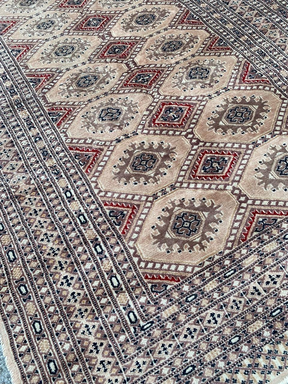 Bobyrug’s Nice Vintage Pakistani Rug For Sale 7