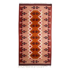 Nice vintage polish Kilim rug