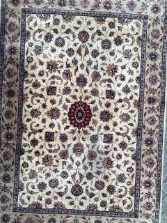 Bobyrug’s wonderful Vintage fine Punjab tabriz style Rug