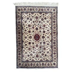 Bobyrug's wunderbare Vintage feinen Punjab tabriz Stil Teppich