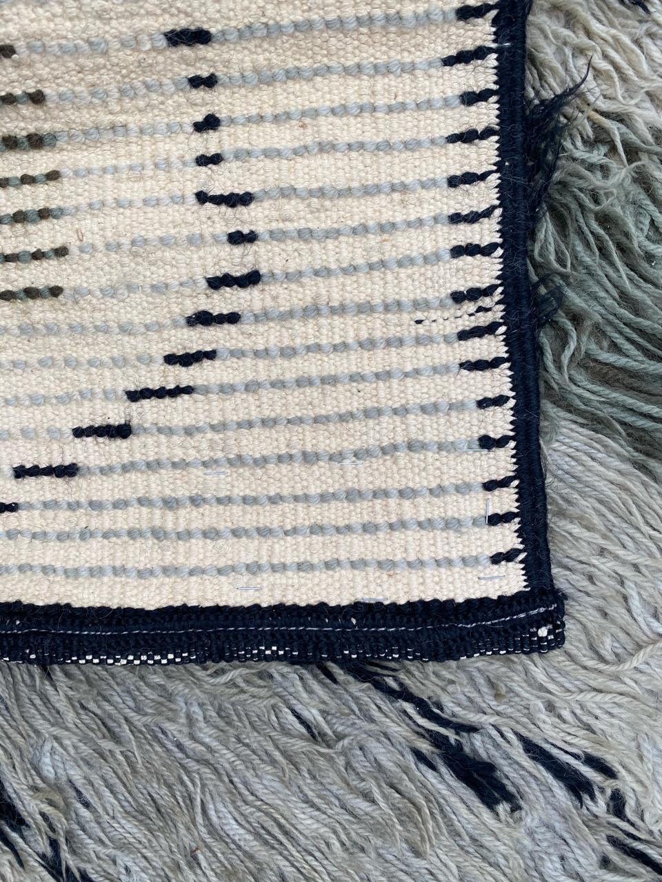Magnifique tapis scandinave vintage des années 70 en vente 6