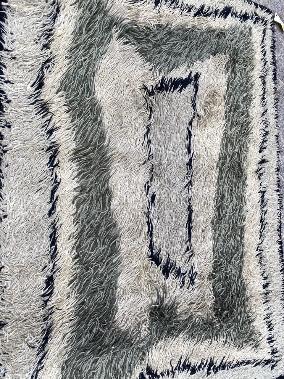 Magnifique tapis scandinave vintage des années 70 en vente 1