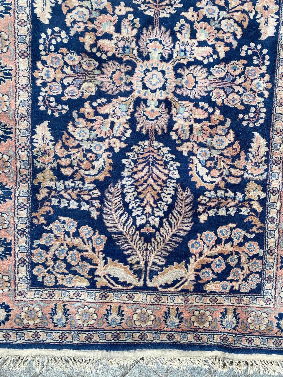 Chinese Nice Vintage Sinkiang Persian Design Rug For Sale