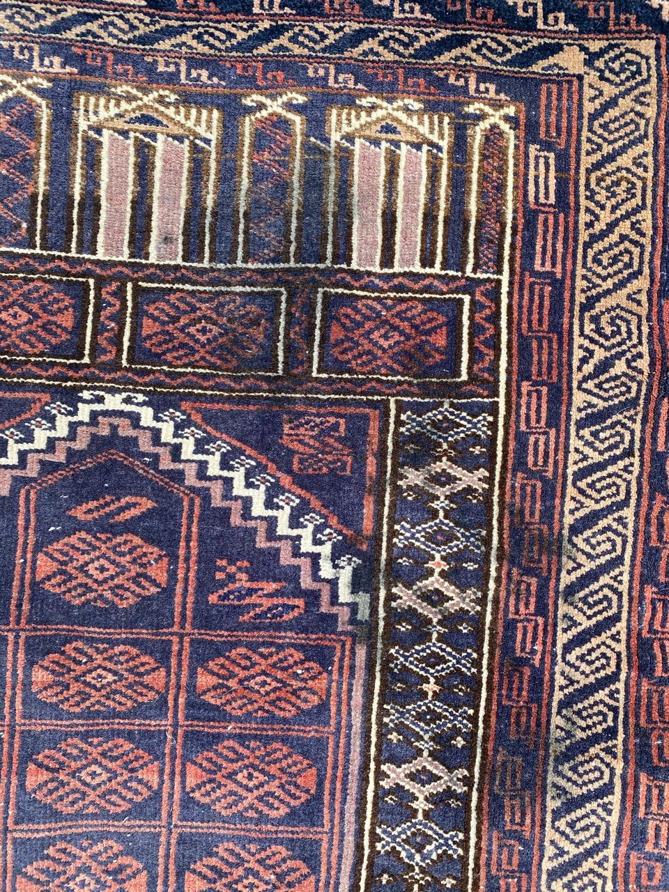 Schöner afghanischer Vintage Stammes-Baluch-Teppich (Afghanisch)