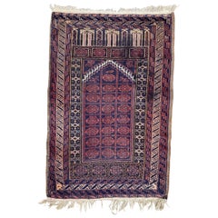 Jolie tapis vintage afghan à baluch tribaux