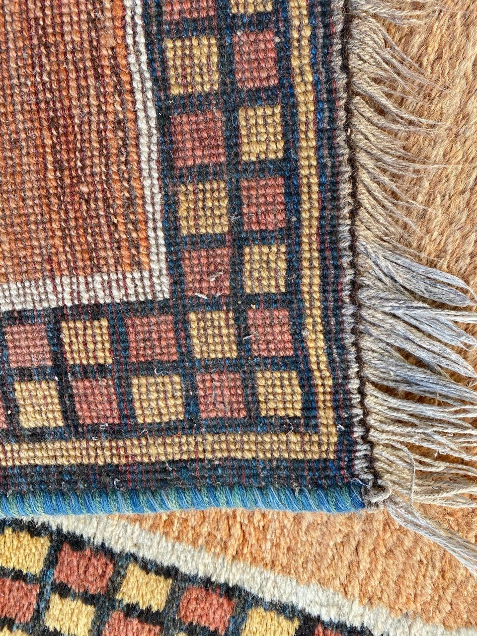 Bobyrug’s Nice Vintage Tribal Gabbeh Rug For Sale 4