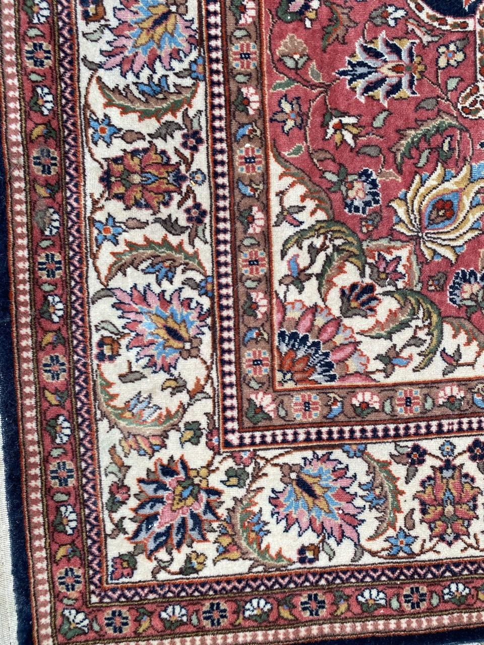 Schöner schöner türkischer Hereke Teppich im Vintage-Stil im Angebot 6