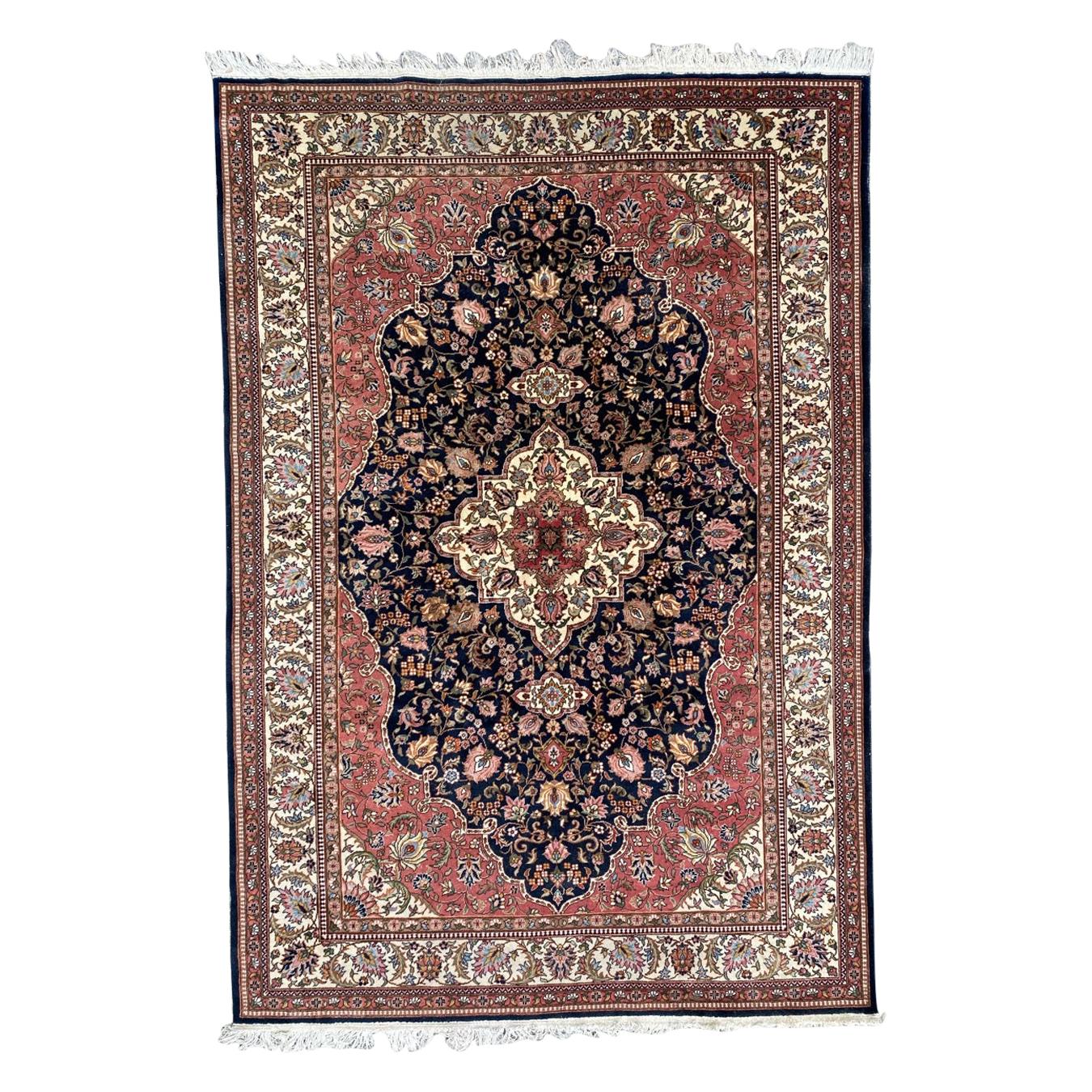 Nice Vintage Turkish Hereke Rug For Sale