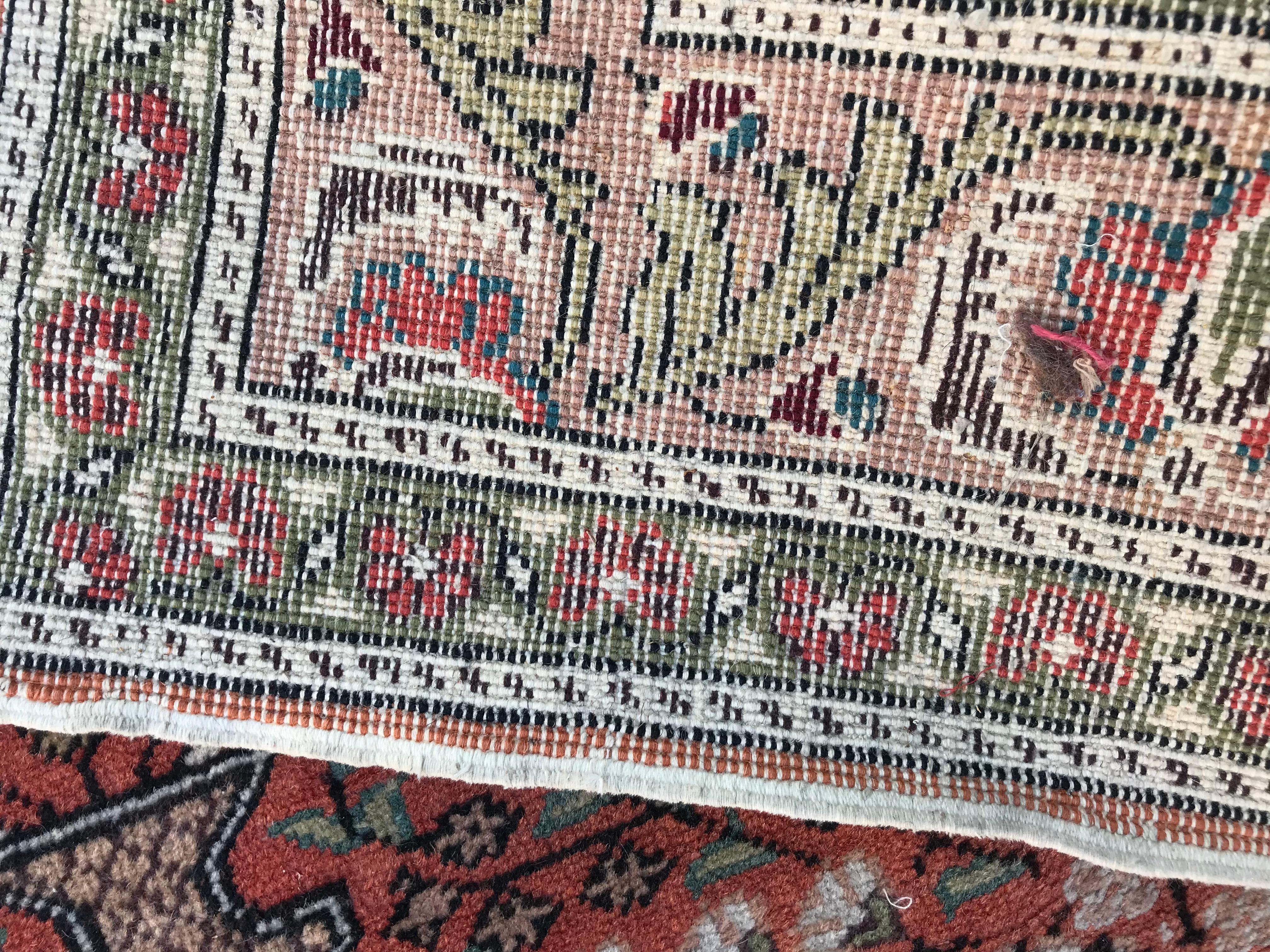 Bobyrug’s Nice Vintage Turkish Kayseri Rug For Sale 6