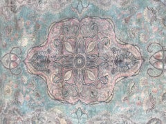 Bobyrug's Nice Vintage Turkish Kayseri Rug