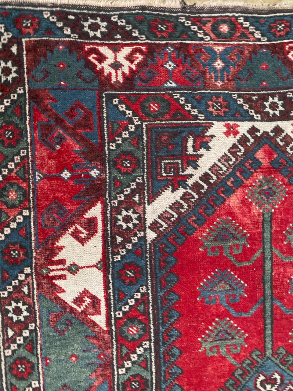Nice Vintage Turkish Konya Rug For Sale 3