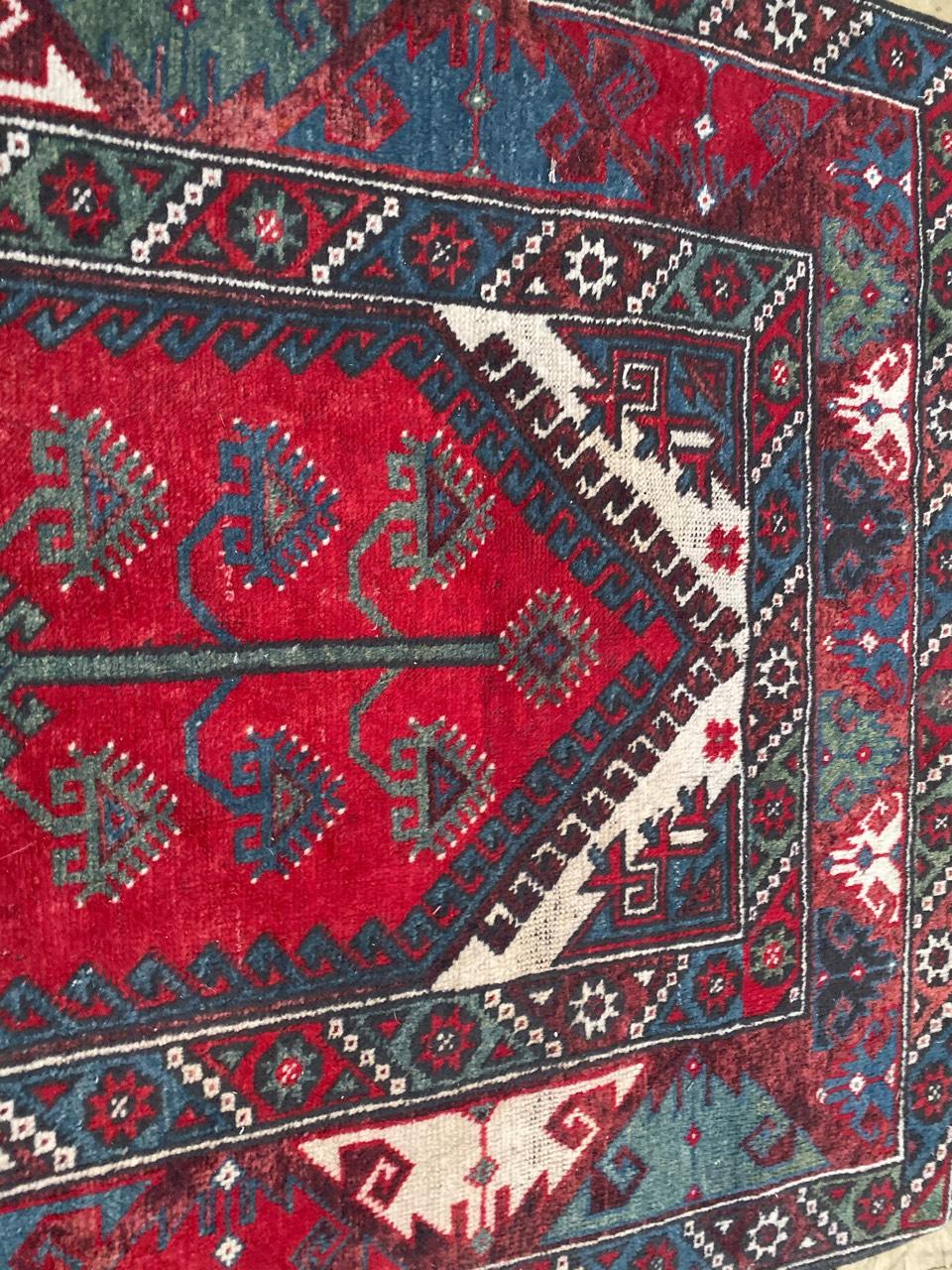 Nice Vintage Turkish Konya Rug For Sale 1