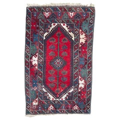 Nice Vintage Turkish Konya Rug