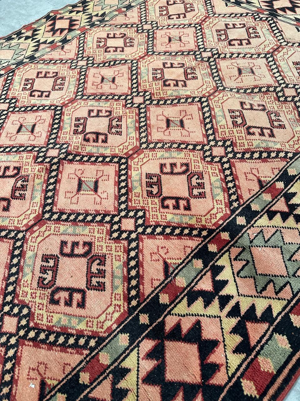 Bobyrug's Nice Vintage Türkischer Teppich im Angebot 4