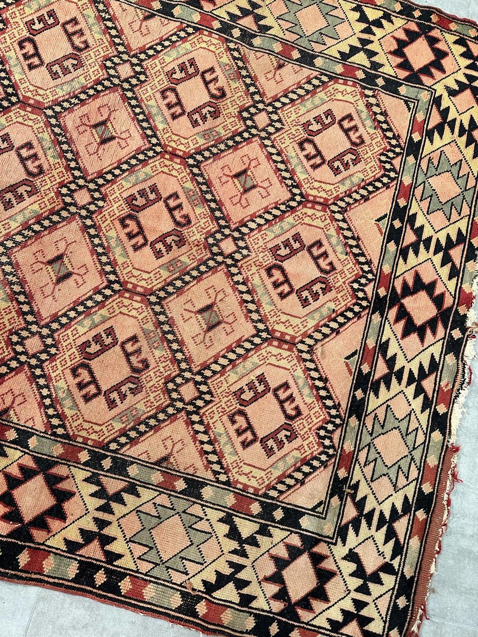 Bobyrug's Nice Vintage Türkischer Teppich im Angebot 5