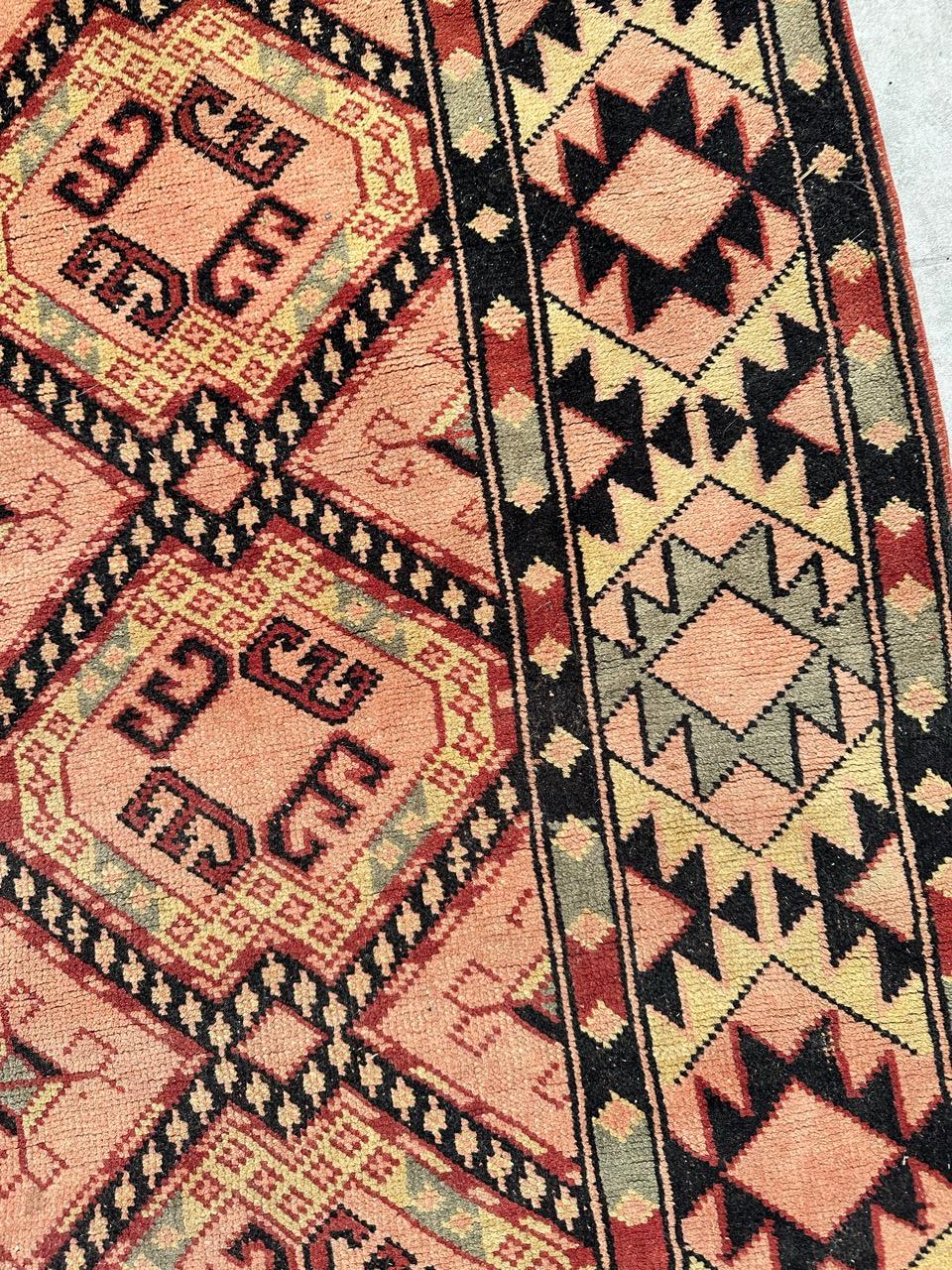 Bobyrug's Nice Vintage Türkischer Teppich im Angebot 8