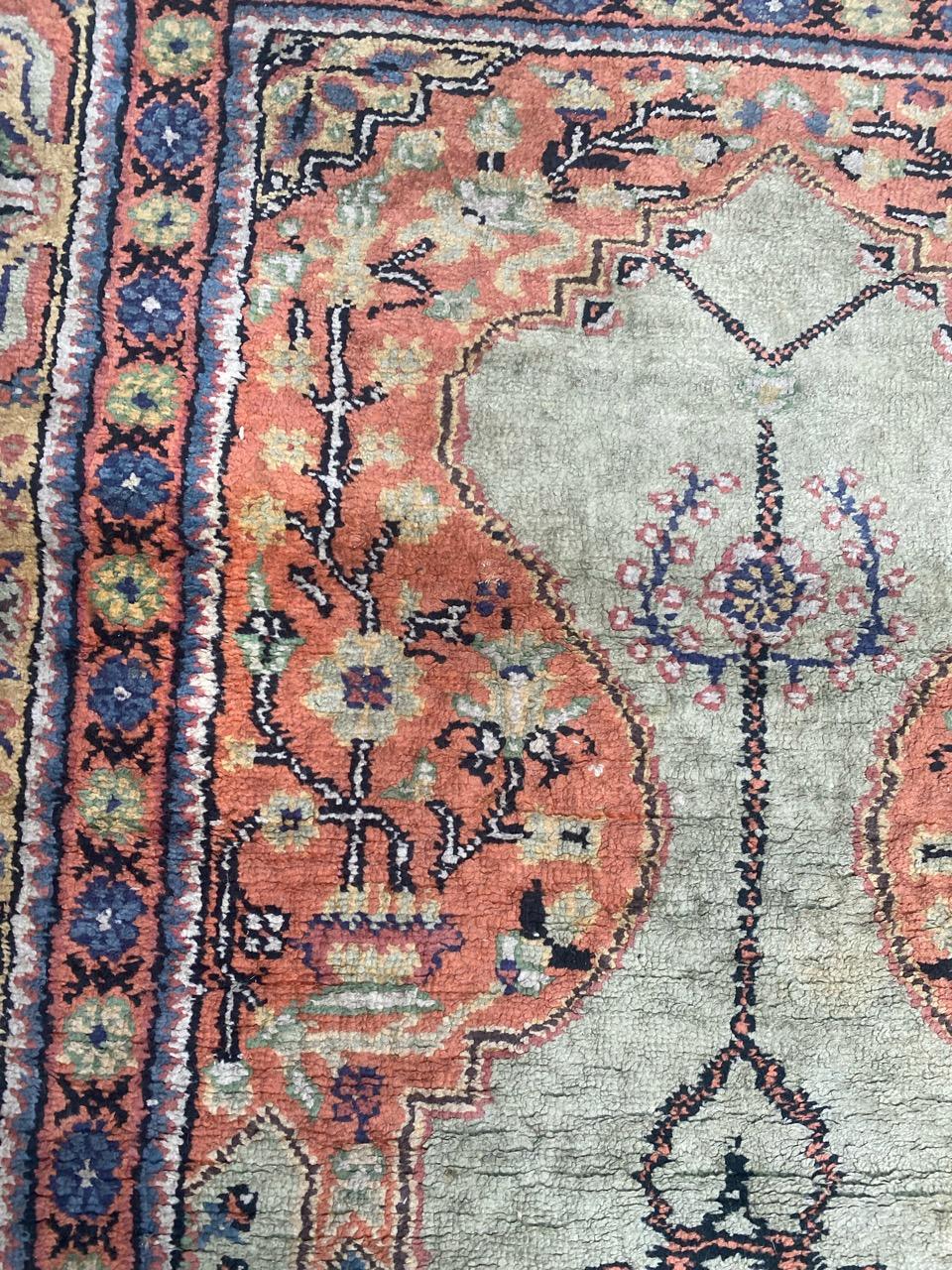 Bobyrug's Nice Vintage Türkische Seide Kayseri Teppich im Angebot 3