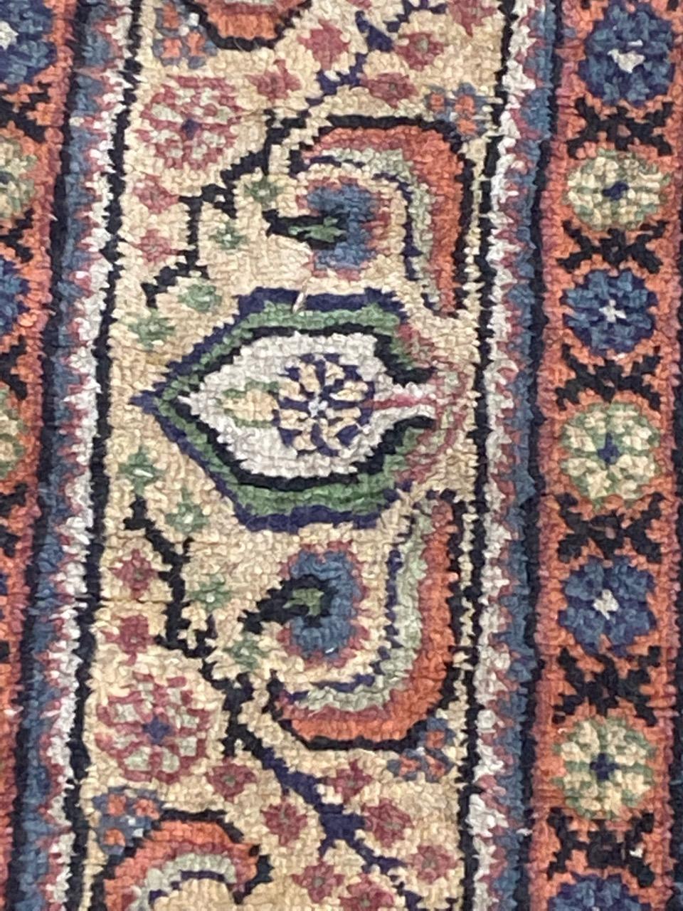 Bobyrug’s Nice Vintage Turkish Silk Kayseri Rug For Sale 7