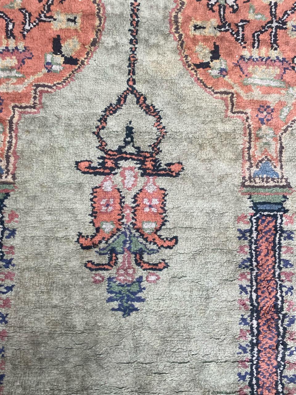 Bobyrug's Nice Vintage Türkische Seide Kayseri Teppich im Angebot 1